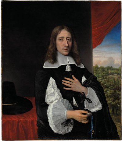 Portrait of Professor Franciscus Van Schooten by Phillips de Koninck