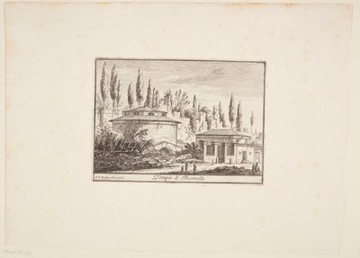 Temple of Romulus by Philothée Francois Duflos