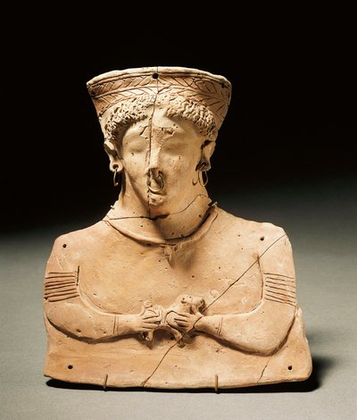 Terracotta Statuette Representing the Divinity Tanit by Phoenician