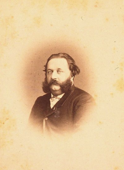 Portrait of the Composer Alfred Jaëll, 1866 by Photo studio Paetz.