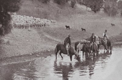 The Rest, Typical Australian Stockmen by Photographer Australian