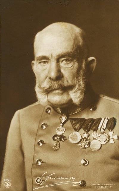 Emperor Franz Joseph I of Austria by Photographer Austrian