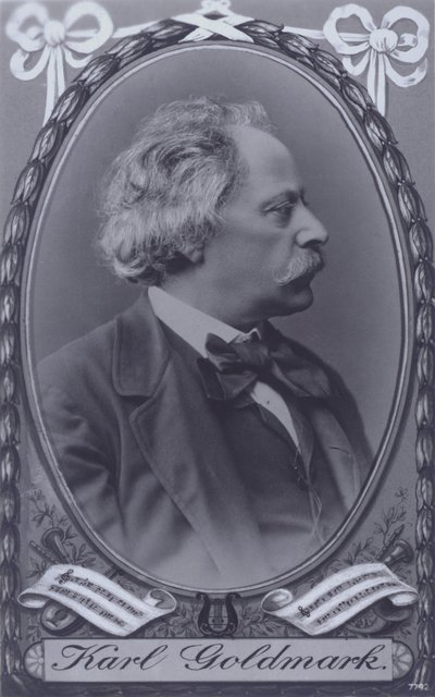 Karl Goldmark, Hungarian Composer by Photographer Austrian