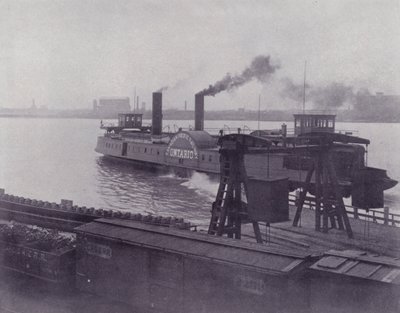 Canada: Transfer Steamer between Windsor and Detroit by Photographer Canadian