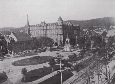 Dominion Square and Windsor Hotel, Montreal by Photographer Canadian