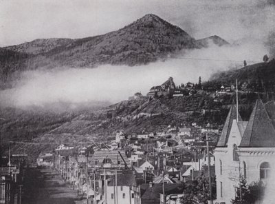 General View of Rossland, showing the Le Roi Mine by Photographer Canadian