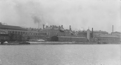 View of the Engine Works and Head Office, Elswick Works, Newcastle upon Tyne by Photographer English