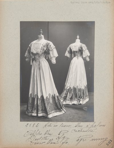 Album Page: House of Worth, Costume by Photographer French