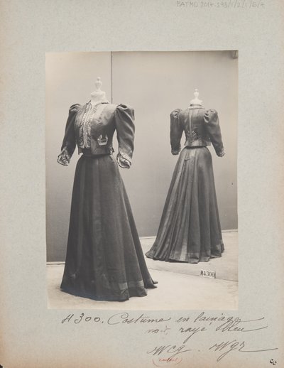 Album Page: House of Worth, Costume by Photographer French