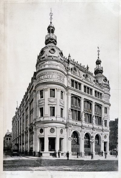 Printemps department store in Paris by Photographer French