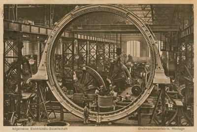 Allgemeine Elektricitats-Gesellschaft. Postcard sent on 20 April 1913. by Photographer German