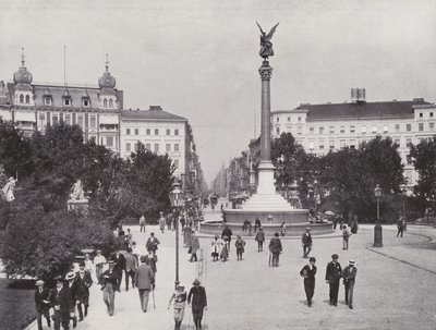 Belle-Alliance-Platz and Friedrich-Strasse by Photographer German