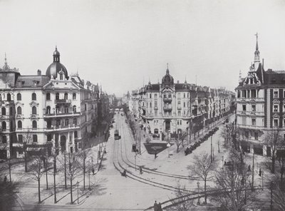 Charlottenburg, Kurfürstendamm, corner of Uhland and Grolmann Streets by Photographer German