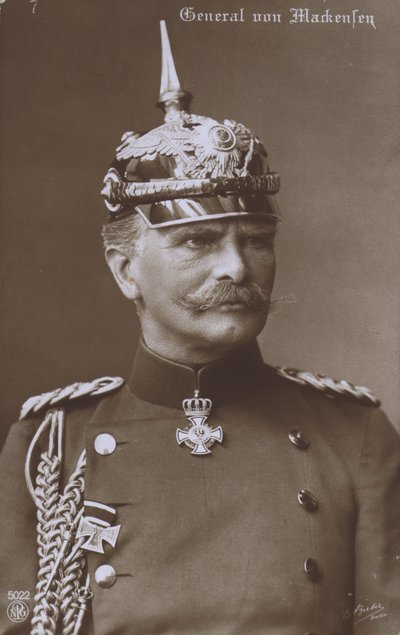 Field Marshal August von Mackensen, German military commander of the First World War by Photographer German