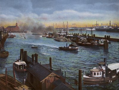 Hamburg: St Pauli Hafen by Photographer German