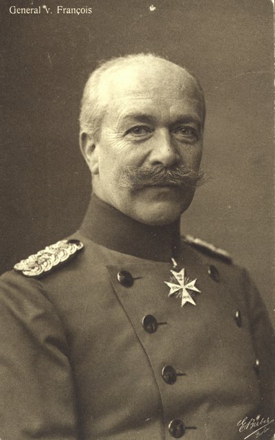 Hermann von Francois, German First World War Infantry General by Photographer German