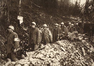 Italian Prisoners at Tolmin, 24th October 1917 by Photographer German
