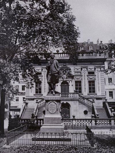 Leipzig: Goethe-Denkmal Auf Dem Naschmarkt by Photographer German