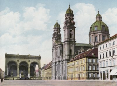 Munich: Theatinerkirche U Feldherrnhalle by Photographer German
