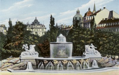 Munich: Wittelsbacher-Brunnen by Photographer German