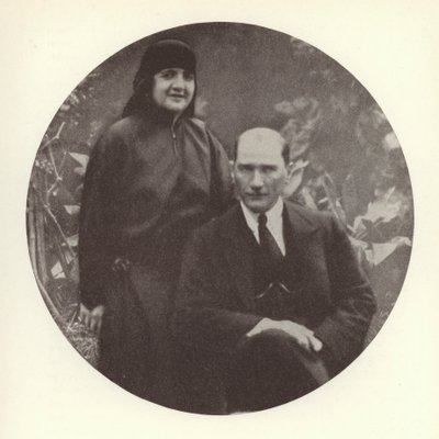 Mustafa Kemal Ataturk, President of Turkey, and his wife, Latife Usakligil by Photographer German