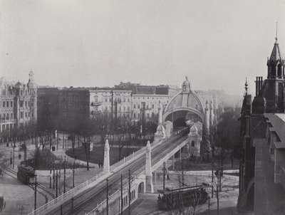 Nollendorfplatz, Elevated Railway Station by Photographer German