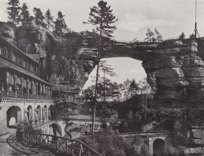 Prebischtor and Hotel by Photographer German