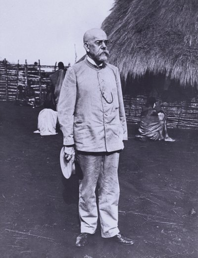 Robert Koch, German doctor and bacteriologist, in Africa by Photographer German