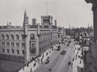 Municipal Savings Bank and Muhlendamm by Photographer German