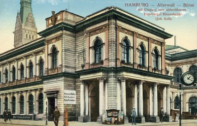 Stock Exchange, Alter Wall, Hamburg, Germany by Photographer German