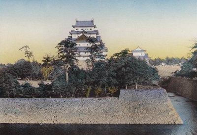 Japan, c.1912: The Famous Nagoya Castle, Dates from 1610; Noted for Gold Dolphins on the Top of Keep by Photographer Japanese