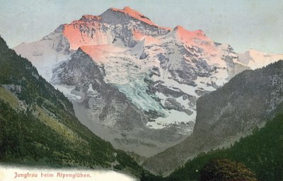 Alpenglow, Jungfrau, Switzerland by Photographer Swiss