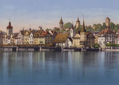 Old Lucerne, Seebrucke and Musegg by Photographer Swiss