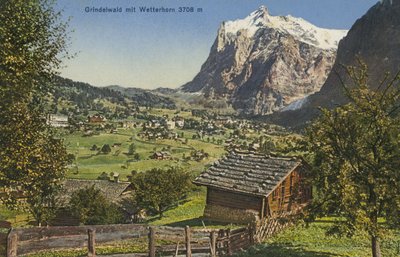 Grindelwald and Wetterhorn, Switzerland by Photographer Swiss
