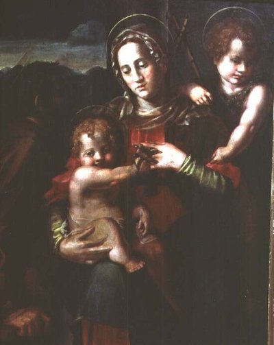 Madonna and Child with the Infant St. John the Baptist by Pier Francesco Foschi