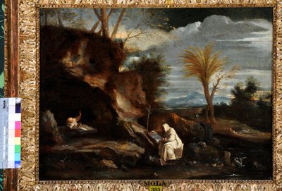 Landscape with Two Carthusian Monks by Pier Francesco Mola