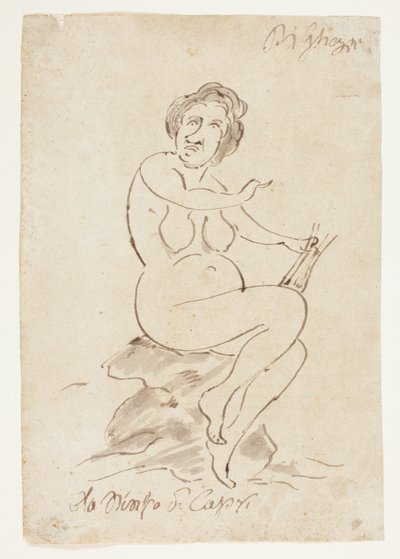 The Nymph of Capri by Pier Leone Ghezzi
