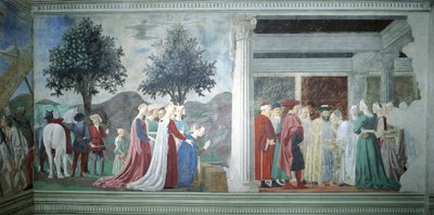 Legend of the True Cross (detail) by Piero della Francesca