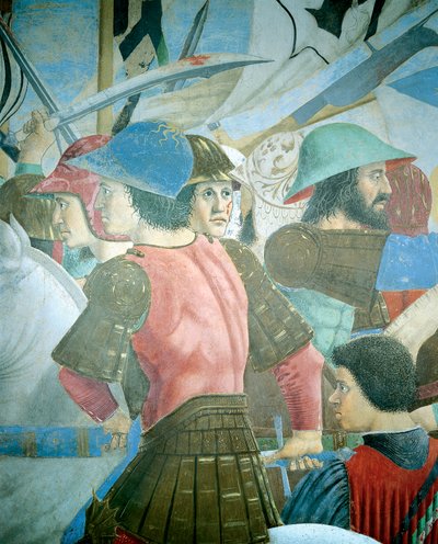 Legend of the True Cross (detail) by Piero della Francesca