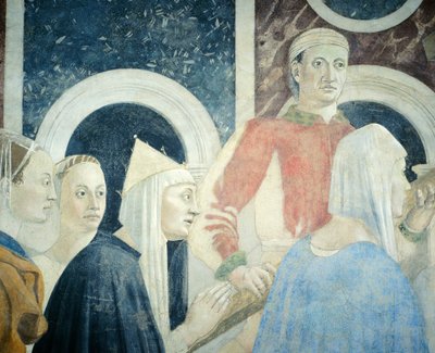 Legend of the True Cross (detail) by Piero della Francesca