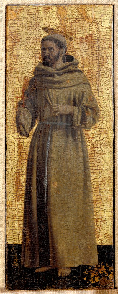 Polyptych of Mercy: the Virgin of Mercy, surrounded by saints (detail) by Piero della Francesca