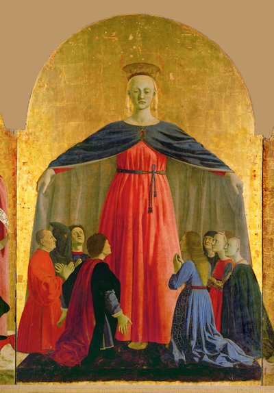 Saint Mary of Mercy, centre piece of the polyptych for the Confraternity of Mercy by Piero della Francesca
