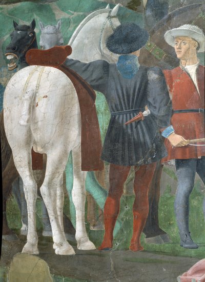 The Legend of the True Cross (detail) by Piero della Francesca