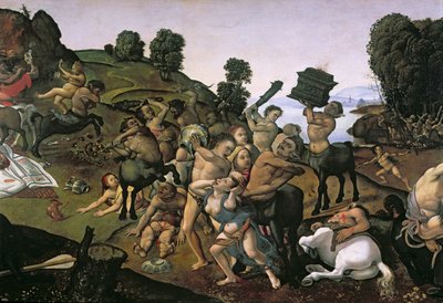 The Fight Between the Lapiths and the Centaurs (detail) by Piero di Cosimo