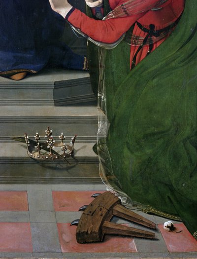 Virgin and Child on the throne surrounded by saints (detail) by Piero di Cosimo