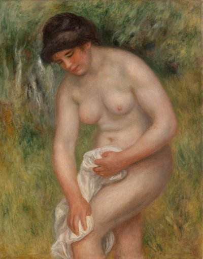 Bather Drying Herself by Pierre-Auguste Renoir