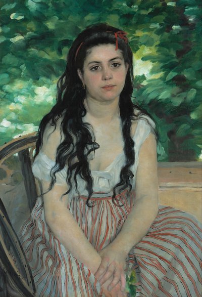 In Summer - The Bohemian by Pierre-Auguste Renoir