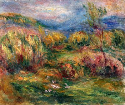 Landscape Near Cagnes-sur-Mer by Pierre-Auguste Renoir