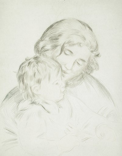 Mother and Child (Jean Renoir) by Pierre-Auguste Renoir