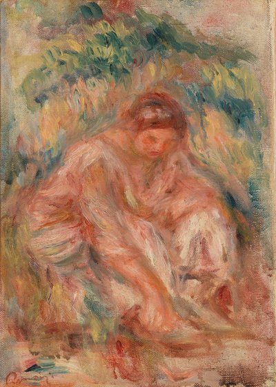 Sketch of a Woman by Pierre-Auguste Renoir